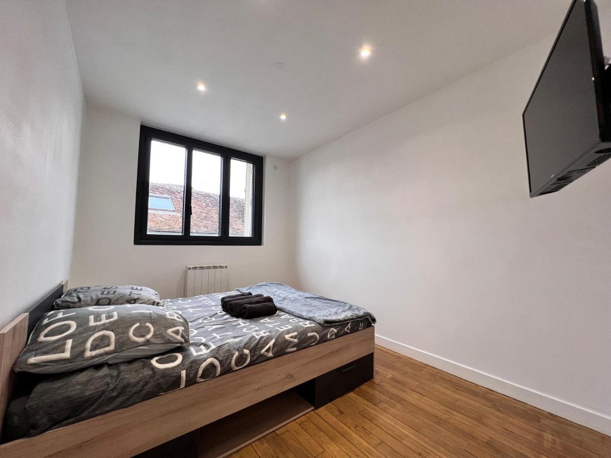 Sens - Appartement Proche Gare Et Centre Ville - Wifi Fibre - Check In Autonome - Bel Espace De Vie - Smart Tv Extérieur photo