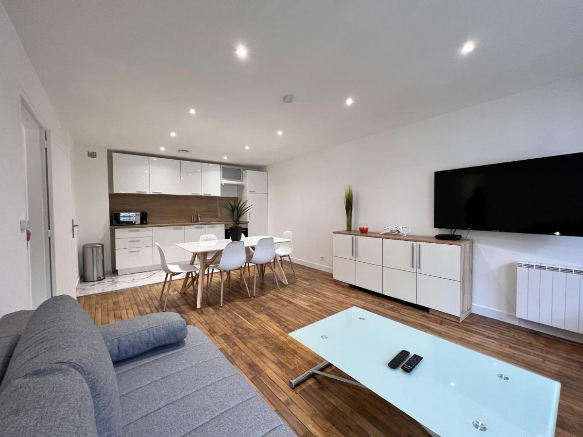 Sens - Appartement Proche Gare Et Centre Ville - Wifi Fibre - Check In Autonome - Bel Espace De Vie - Smart Tv Extérieur photo